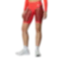 Adidas Women Adizero Control Running Short Leggings Semi Lucid Red / Black Ix8977 Size Xs