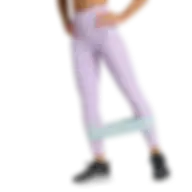 Adidas Women Optimé Stash 7/8 Leggings Powder Plum Jw7612 Size 2xs