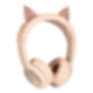 Buddyphones Playears+ Cat Wireless Headphones Cream Bpplaypearscat
