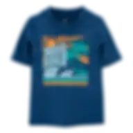 Carter's Boys Dress Wave Rider Rashguard Blue Size 6 Y