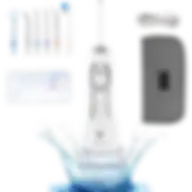 H2ofloss Water Flosser Professional Cordless Dental Oral Irrigator - Portable And Rechargeable Ipx7 300ml Hf-6