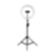 Hyphen 12-inch Led Ring Light With Adjustable Tripod Stand Hvr-12rlat4596