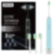 Miklife Sonic Electric Toothbrush 5 Modes Rechargeable Power Smart Toothbrush Cleaner With 3 Brush Heads For Adults Blue