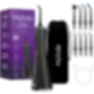 Mysmile Lp211 Cordless Advanced Water Flosser For Teeth, Rechargeable Power Dental Flosser, Ipx 7 Waterproof Dental Irrigador With Travel Storage Pouch Black