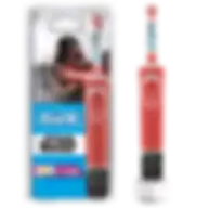 Oral-b Kids Vitality 100 Electric Rechargeable Toothbrush (star Wars) With Uae 3 Pin Plug