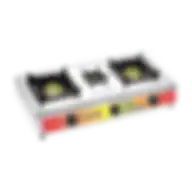 Saachi Stain Less Steel 3 Burner gas stove_NL-GAS-5224