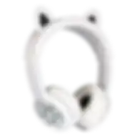 Buddyphones Playears+ Polar Bear Wireless Headphones White Bpplaypearsbear